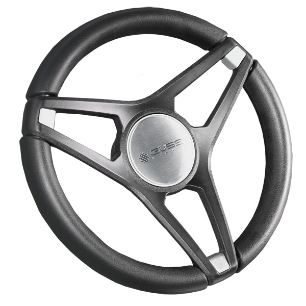 Gussi Molino Steering Wheel – Club Car Precedent, Onward & Tempo (2004+) Black