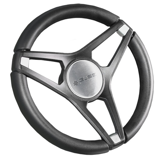 Gussi Molino Steering Wheel – Club Car Precedent, Onward & Tempo (2004+) Black