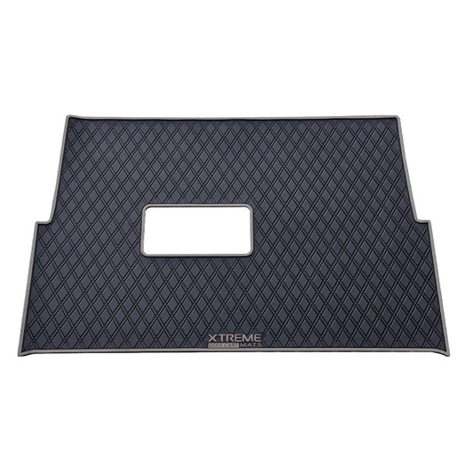 Xtreme Mats Full Coverage Golf Cart Floor Mat – Advanced EV Advent 4 | Black & Gray Trim