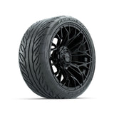 Set of (4) 15 in GTW® Stellar Black Wheels with 215/40-R15 Fusion GTR Street Tires