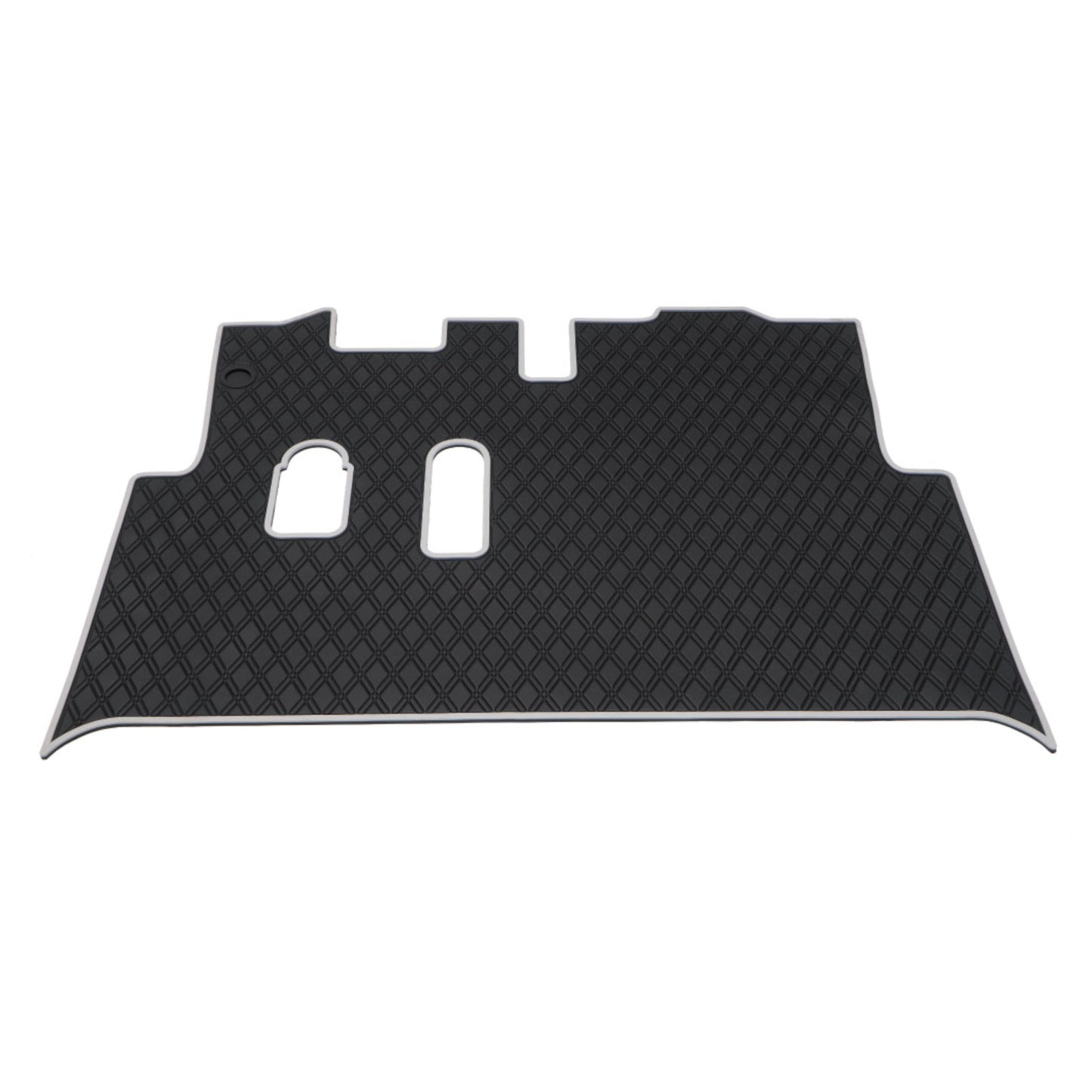 Xtreme Mats Full-Coverage Golf Cart Floor Mat | EZGO RXV 2008-2022 / 2Five / Western – Black/Gray