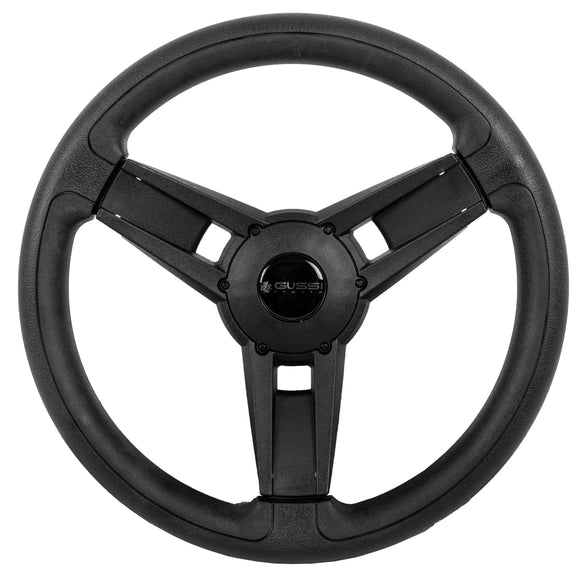 Gussi Italia® Giazza Black Steering Wheel For All ICON & Advanced EV Models