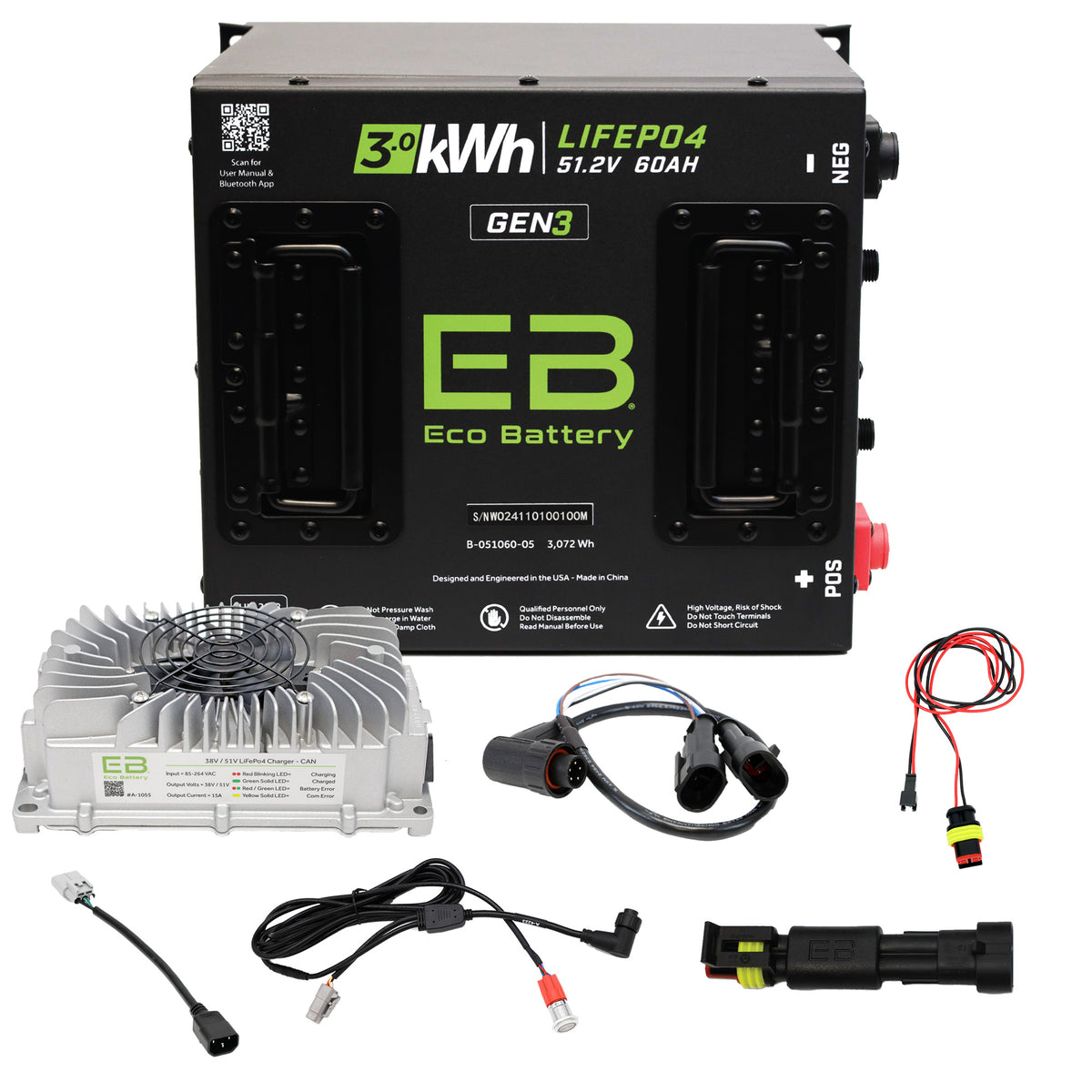 Eco Lithium Battery Complete Bundle Advanced Advent 2022-2024 60 ah Gen 3 10 Year Warranty (Copy) (Copy)
