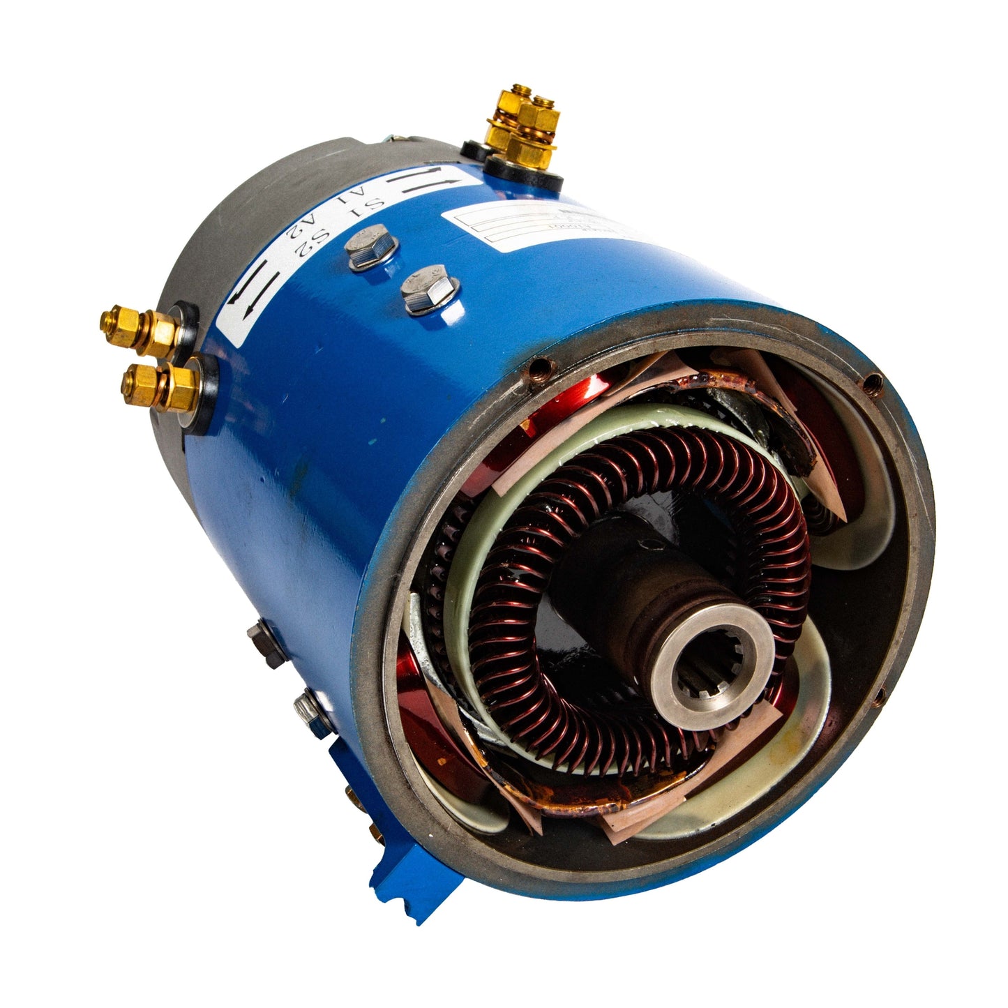 Reliance Club Car Series 36/48V 10 Spline High Speed Motor (Years 1992-Up)