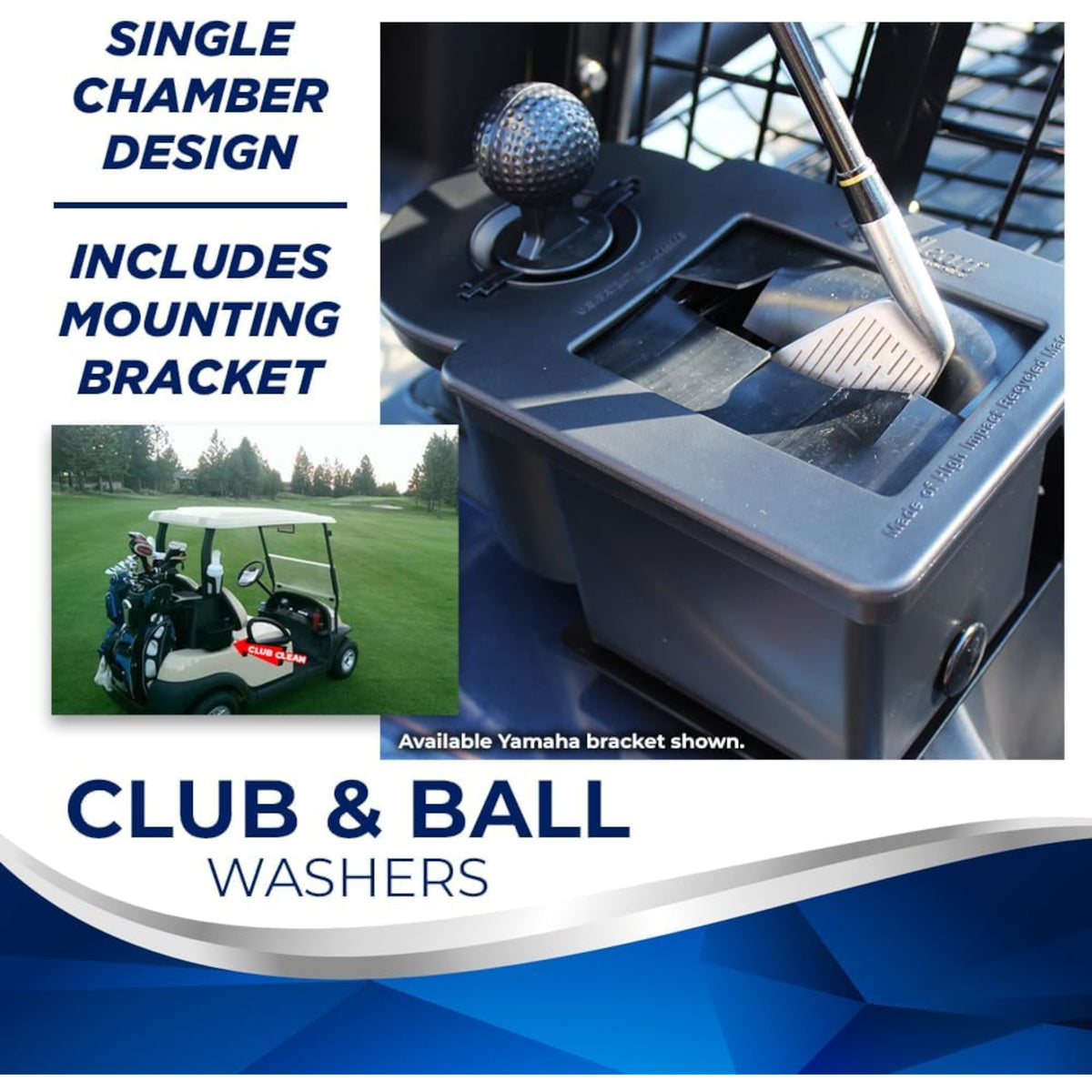 Club Clean Club Ball washer Black