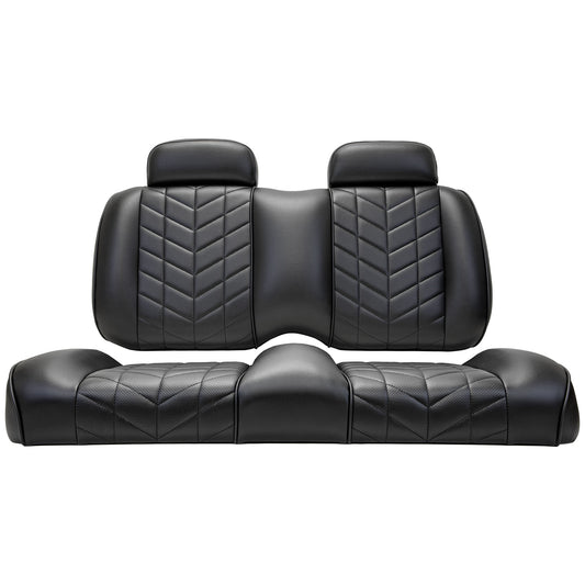 MadJax Aviator Front Seat Cushions for EZGO TXT, RXV & MadJax XSeries – Black