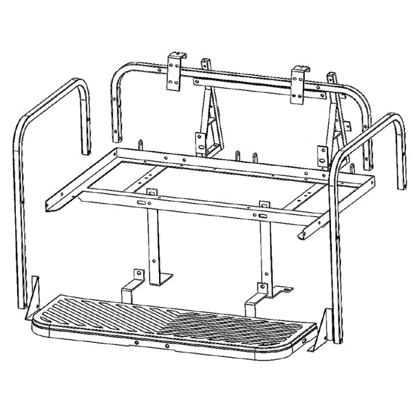 GTW MACH3 ALUMINUM (Frame Only) Rear Seat YAMAHA DRIVE 2 (2017-2025)