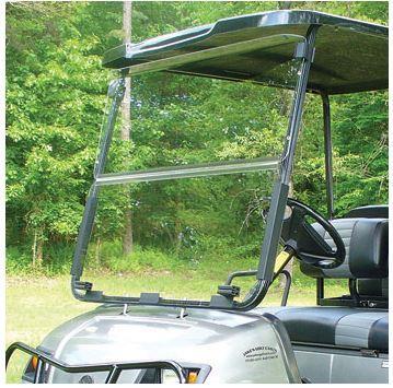 Clear Yamaha Impact-Resistant Folding Windshield (Model G22)