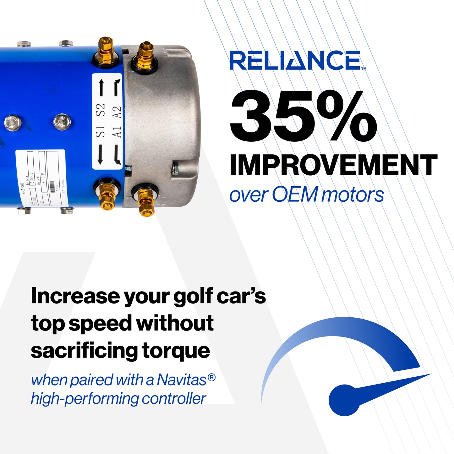Reliance Yamaha G29/Drive and Drive2 48V 19 Spline High Torque Motor