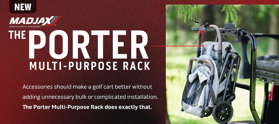 MadJax The Porter Multi-Purpose Rack | Fits Genesis 250/300 Grab Bar & Gtw Deluze Grab Bar