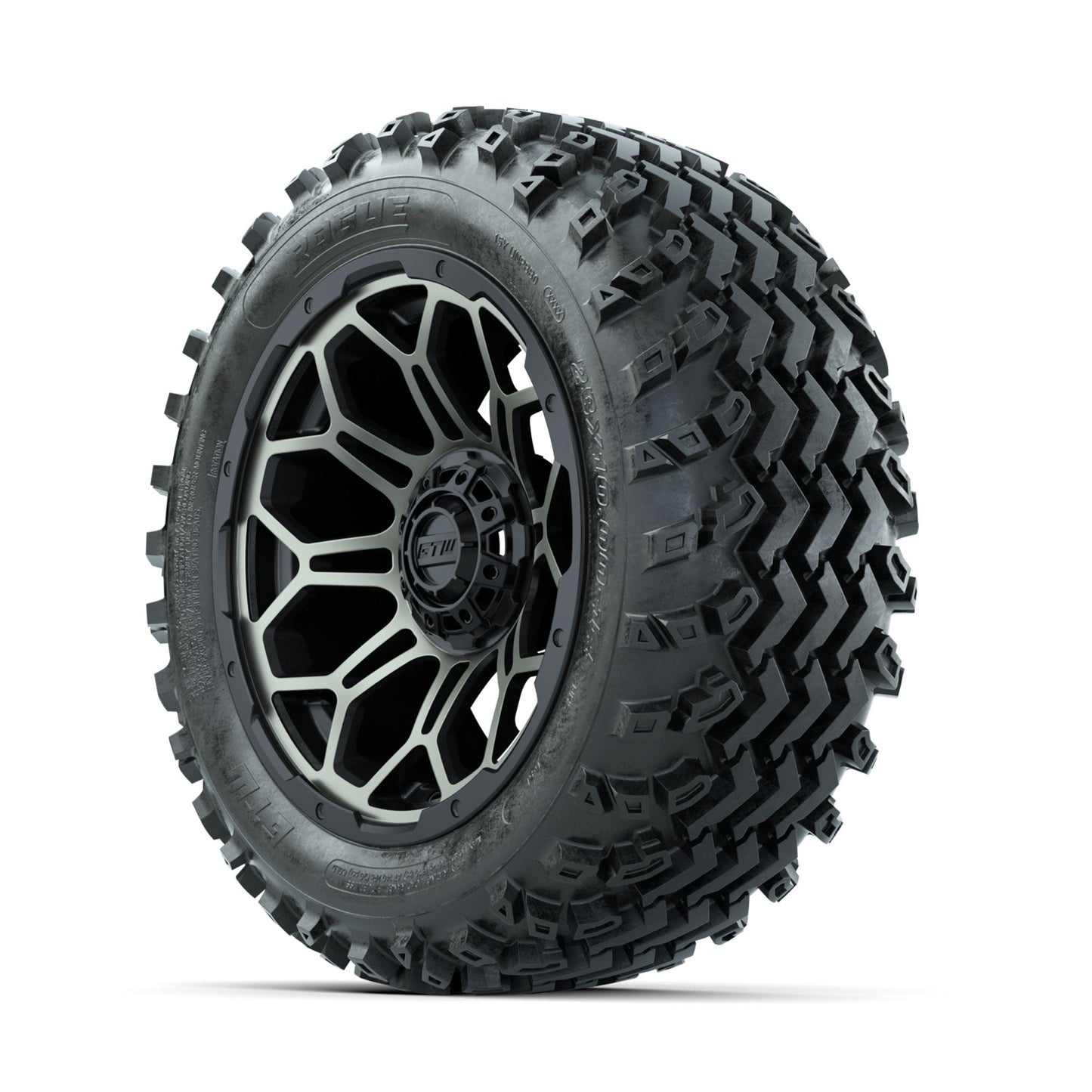 GTW Bravo Bronze/Black 14 in Wheels with 23x10.00-14 Rogue All Terrain Tires Full Set