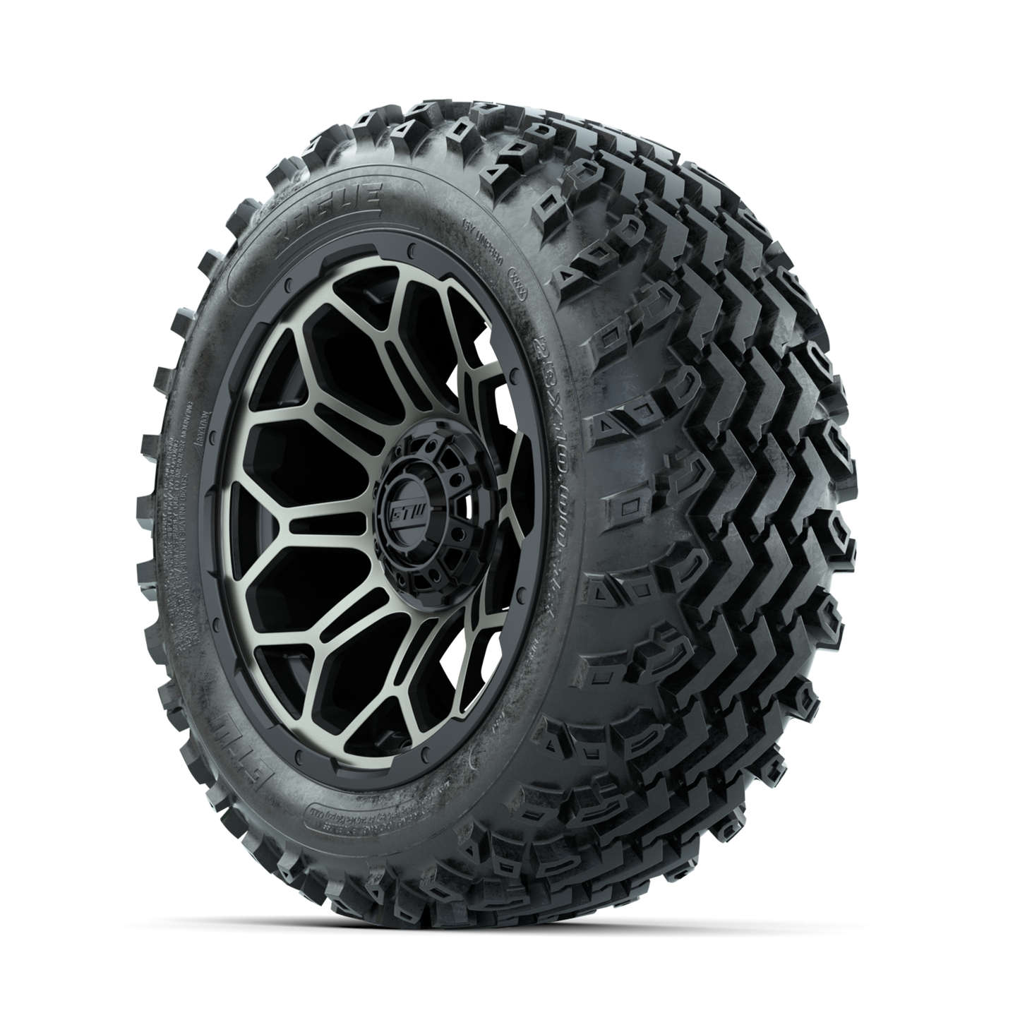 GTW Bravo Bronze/Black 14 in Wheels with 23x10.00-14 Rogue All Terrain Tires Full Set