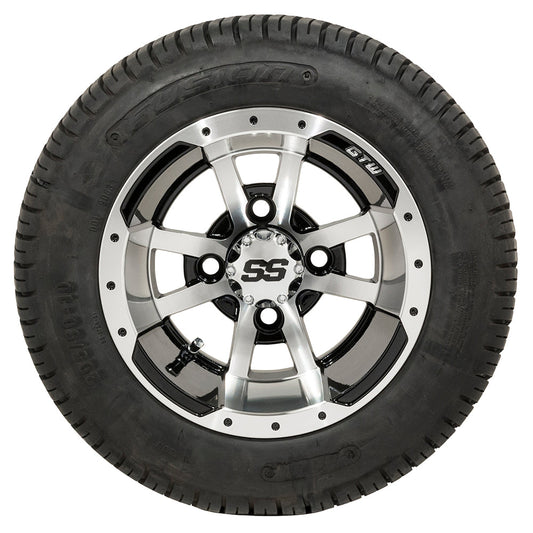 Set of (4) 10" GTW Storm Trooper Wheels on GTW&reg; Fusion Street Tires