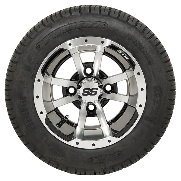 Set of (4) 10" GTW Storm Trooper Wheels on GTW&reg; Fusion Street Tires