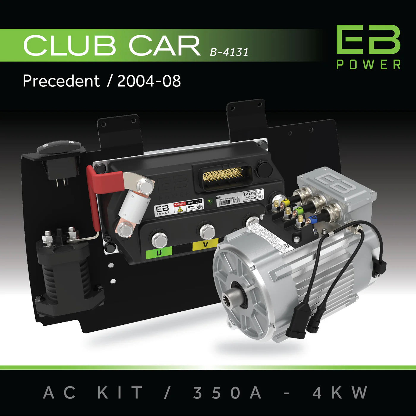 Eco Battery Ac Bundle Club Car Precedent 04-08 350a 4kw