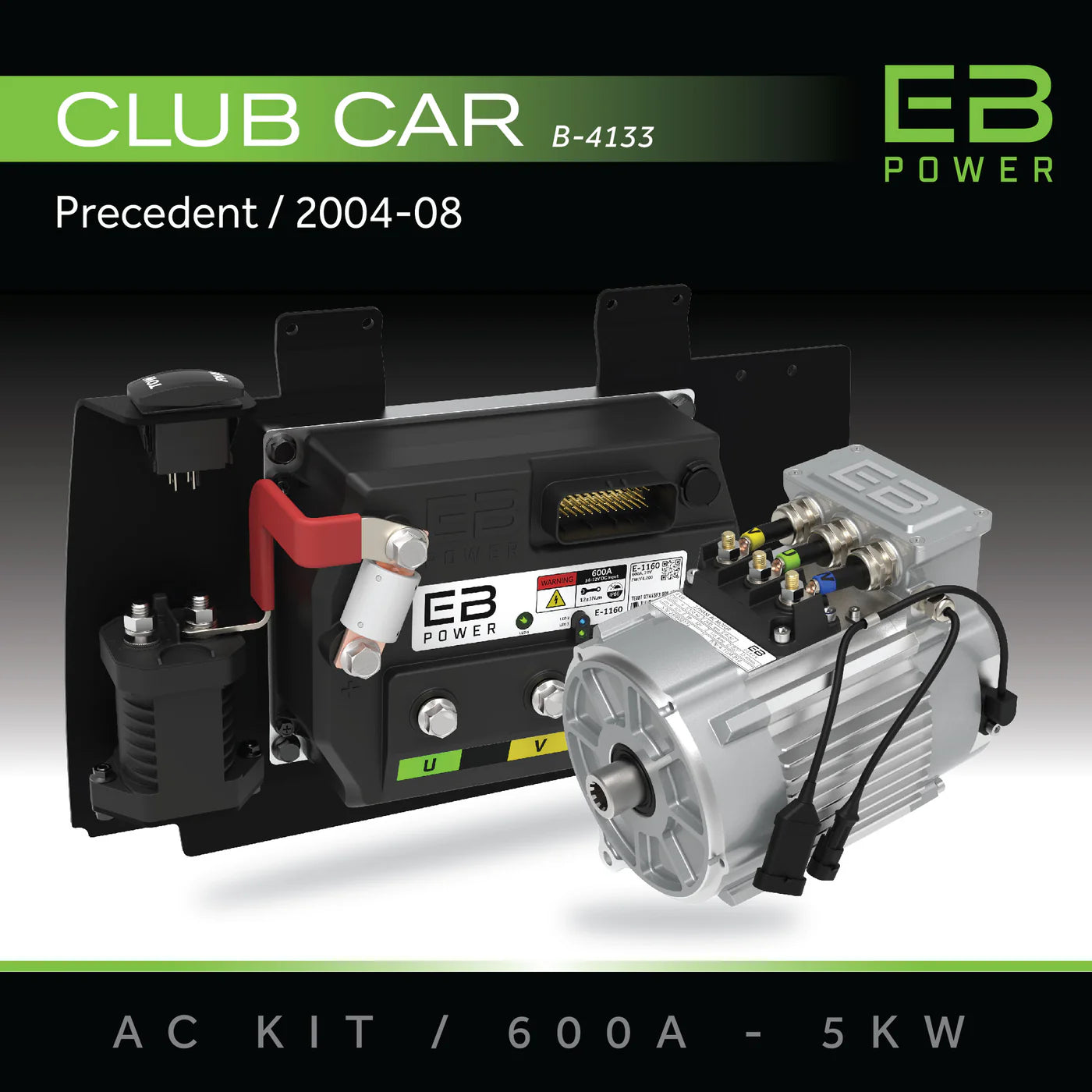Eco Battery Ac Bundle Club Car Precedent 04-08 600a 5kw