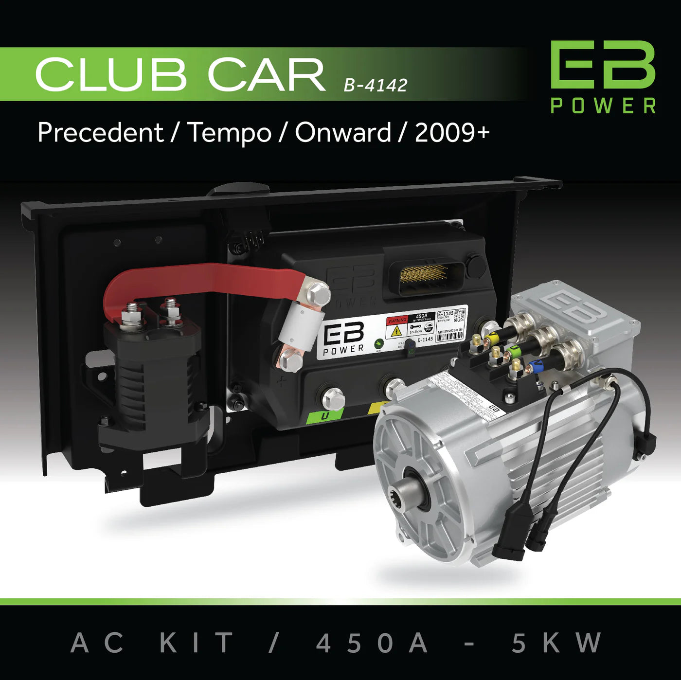 Eco Battery Ac Bundle Club Car Precedent Tempo 2009+ 450a 5kw