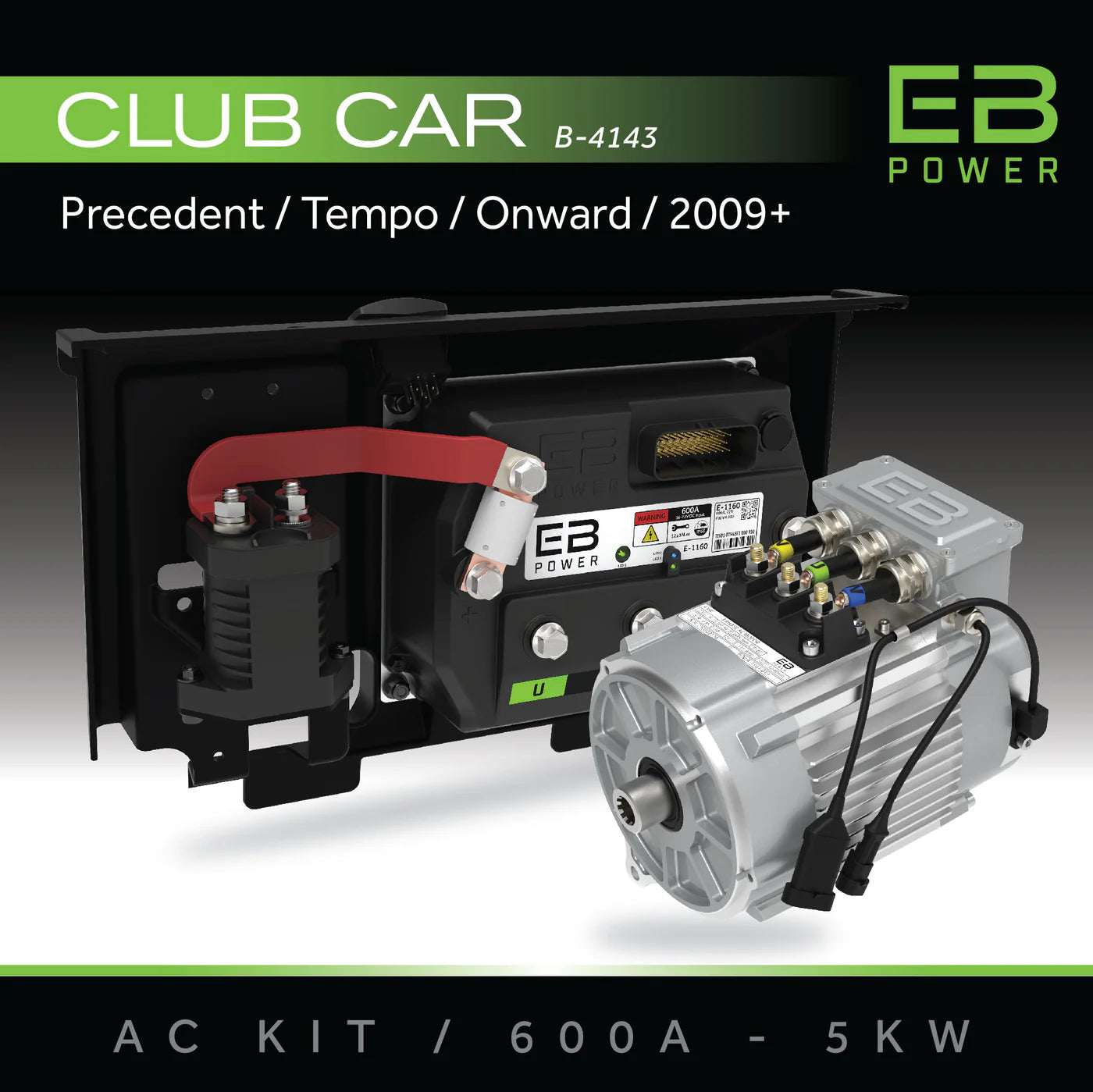Eco Battery Ac Bundle Club Car Precedent Tempo 2009+ 600a 5kw