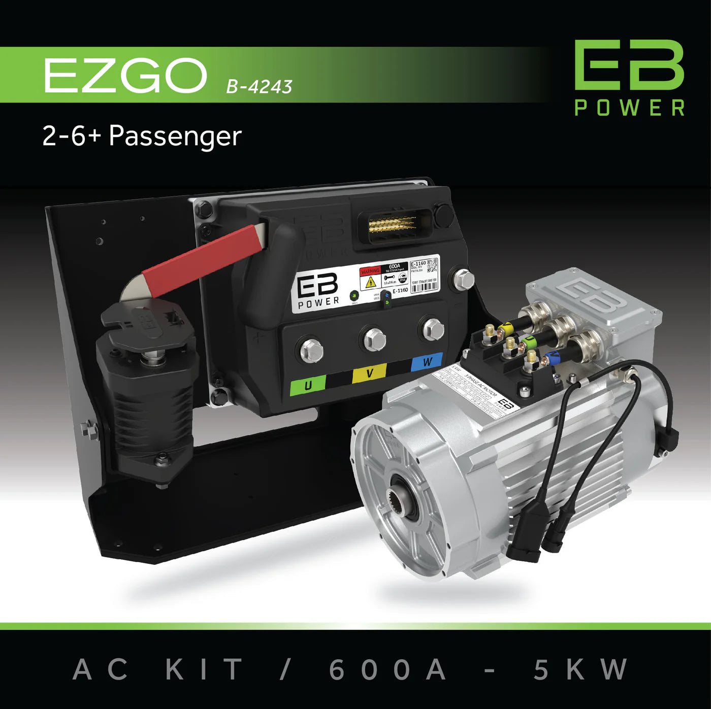 Eco Battery Ac Bundle Ezgo txt 600a 5kw