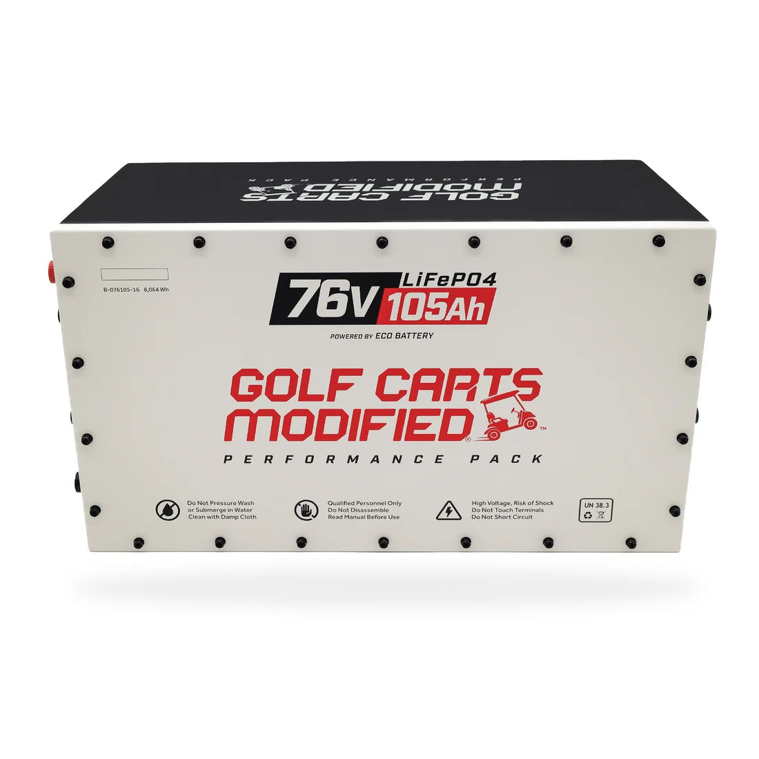 MOKE America Lithium Battery – Eco Battery 76V 105Ah LiFePO4 Gen3 | Lifetime Warranty
