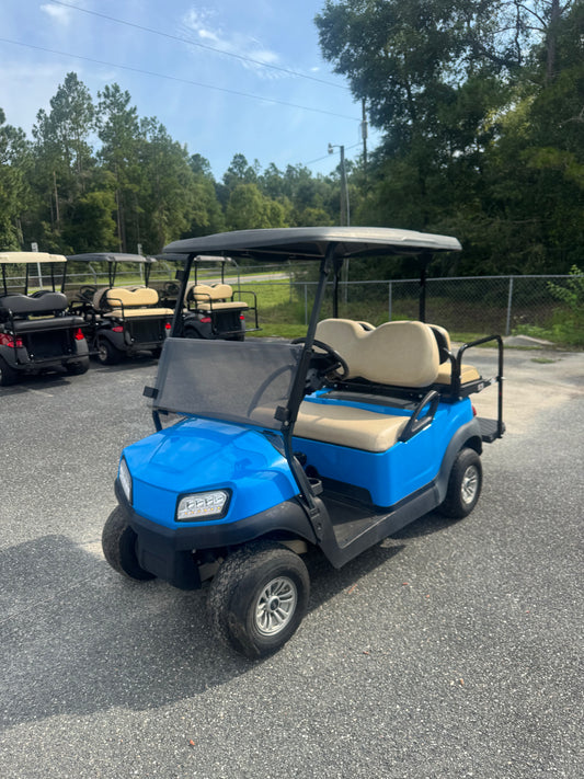 Used 2021 Club Car Tempo Capri Blue 48V Lithium Golf Cart
