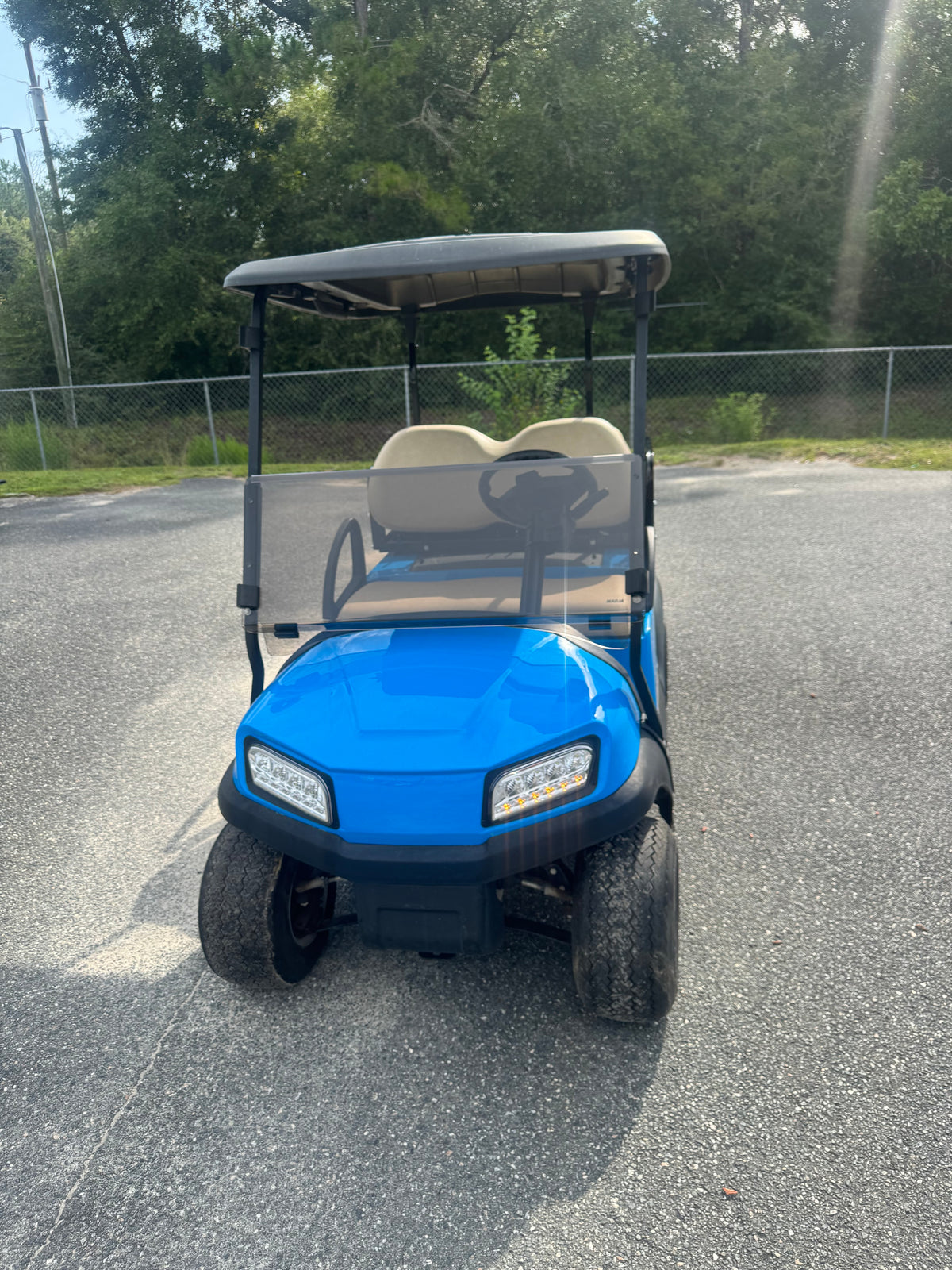 Used 2021 Club Car Tempo Capri Blue 48V Lithium Golf Cart