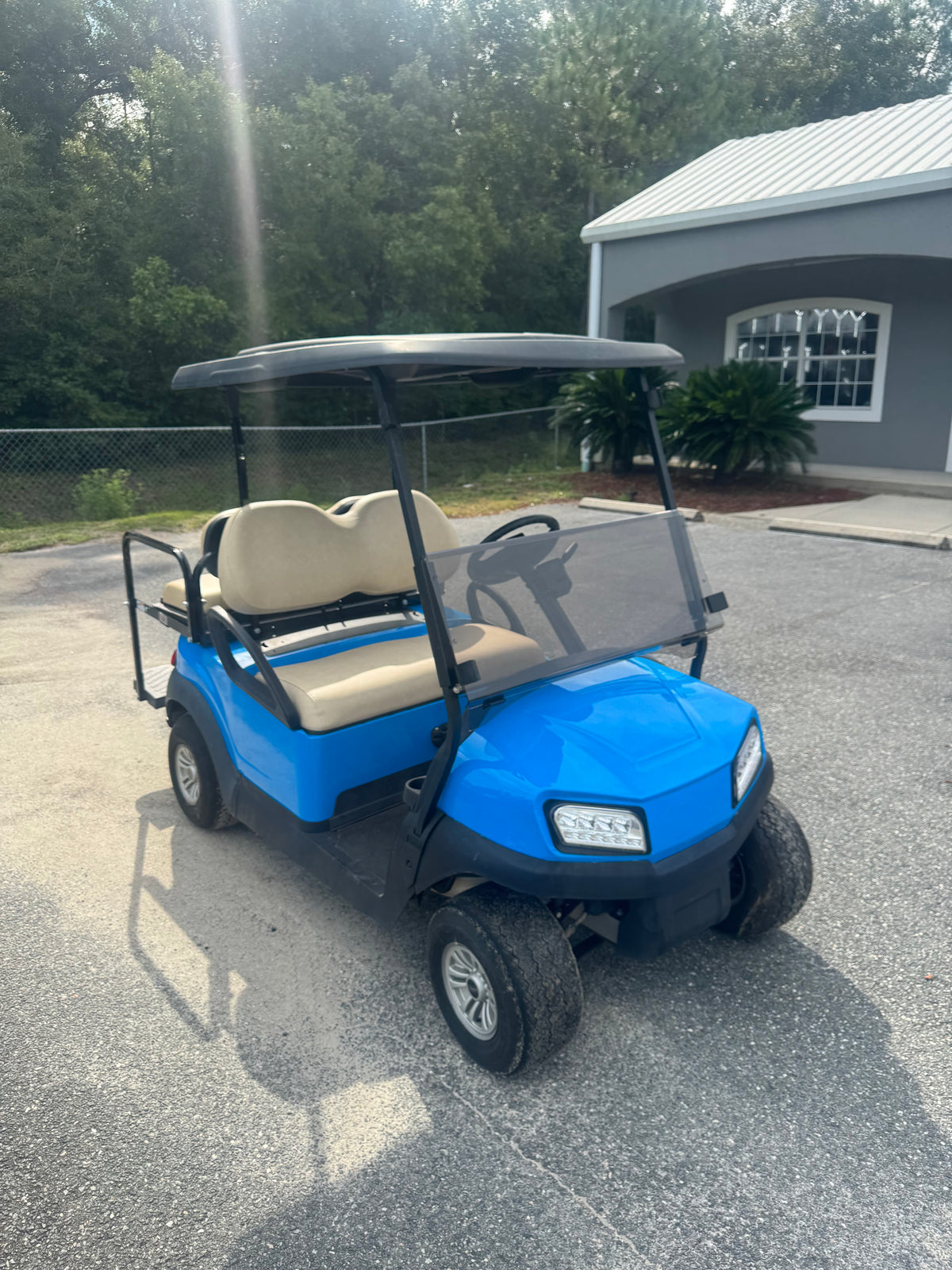 Used 2021 Club Car Tempo Capri Blue 48V Lithium Golf Cart
