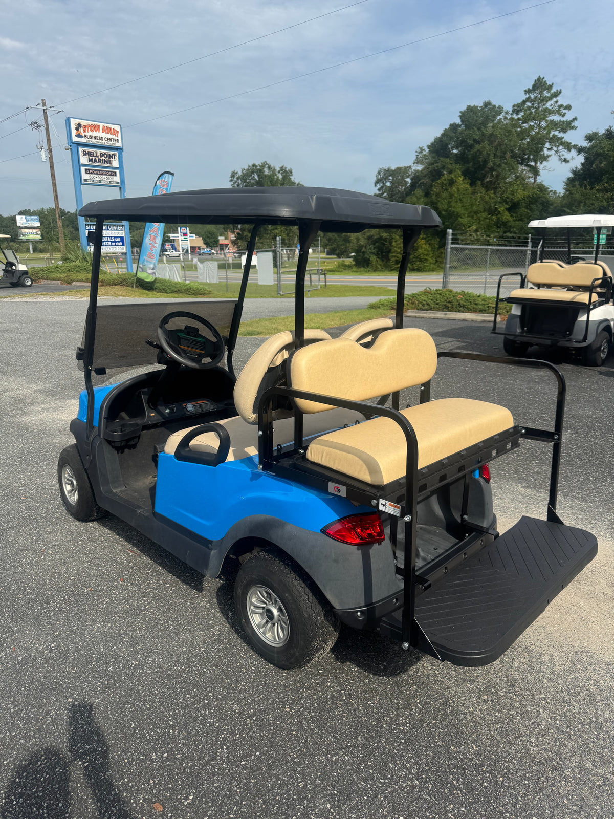 Used 2021 Club Car Tempo Capri Blue 48V Lithium Golf Cart