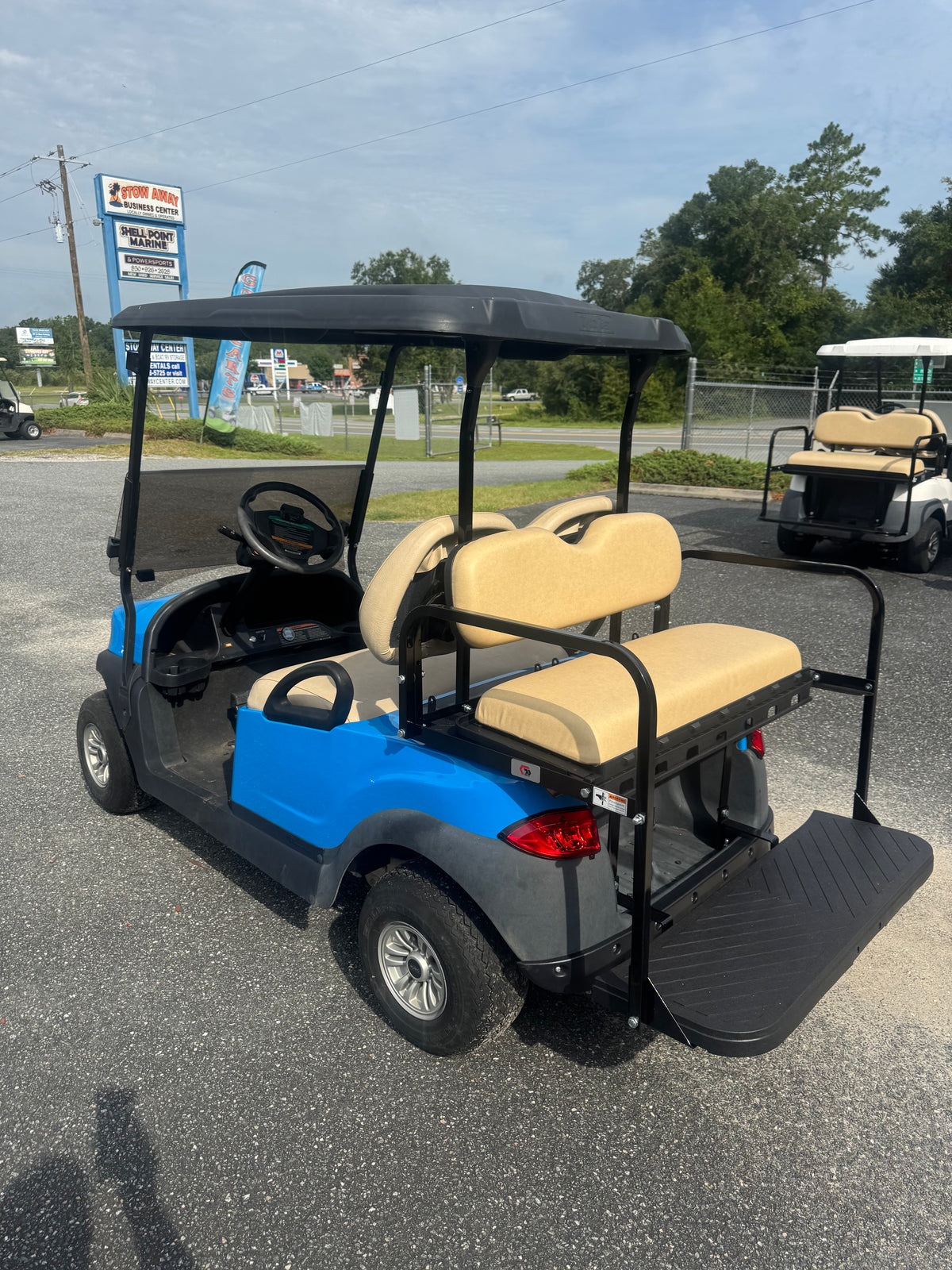 Used 2021 Club Car Tempo Capri Blue 48V Lithium Golf Cart
