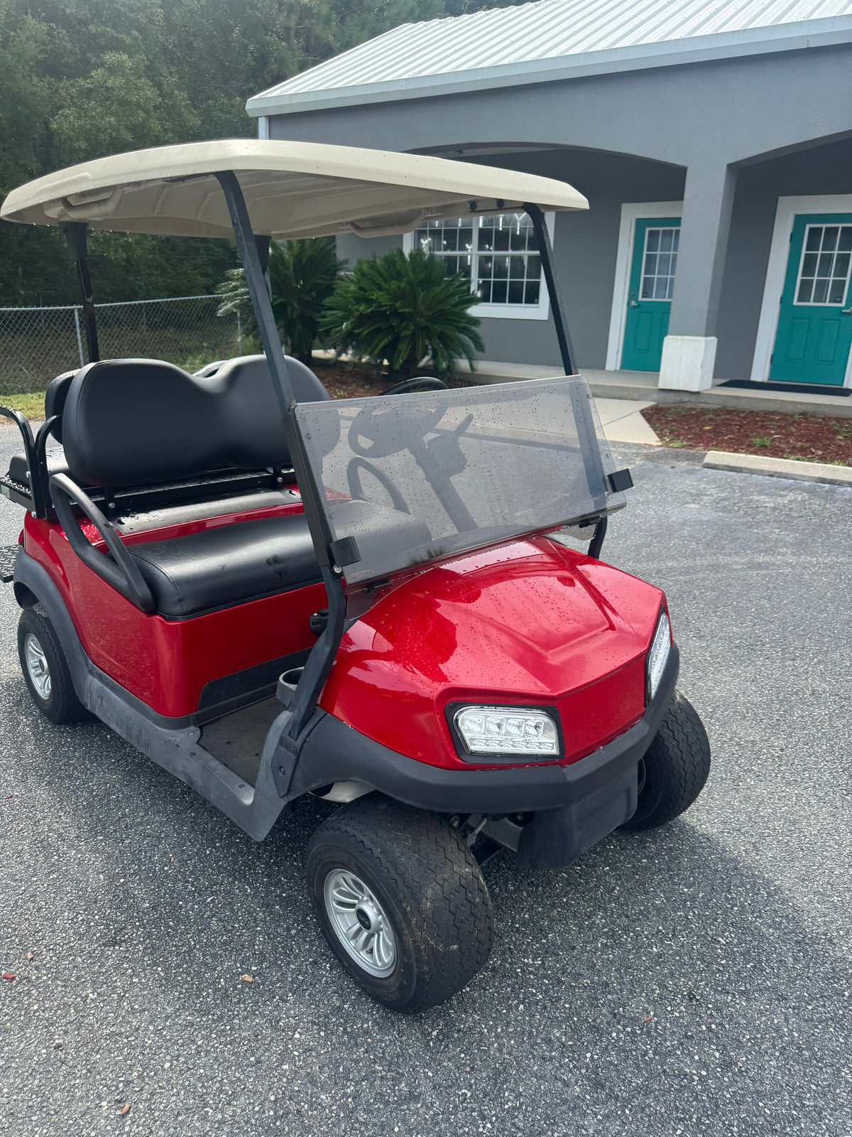 Used 2021 Club Car Tempo Red 48V Lithium Golf Cart