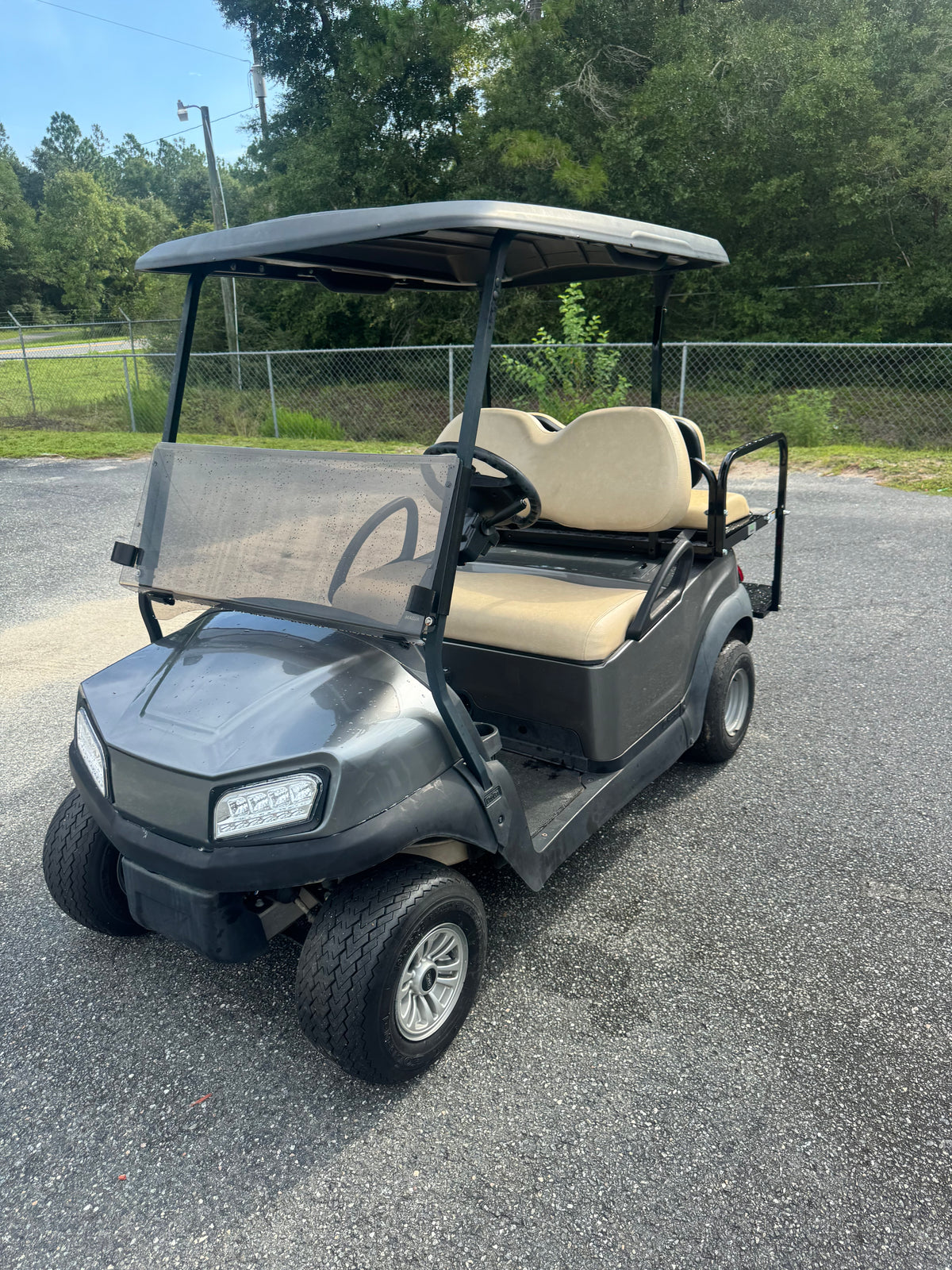 Used 2021 Club Car Tempo Golf Cart Grey - 48V Lithium