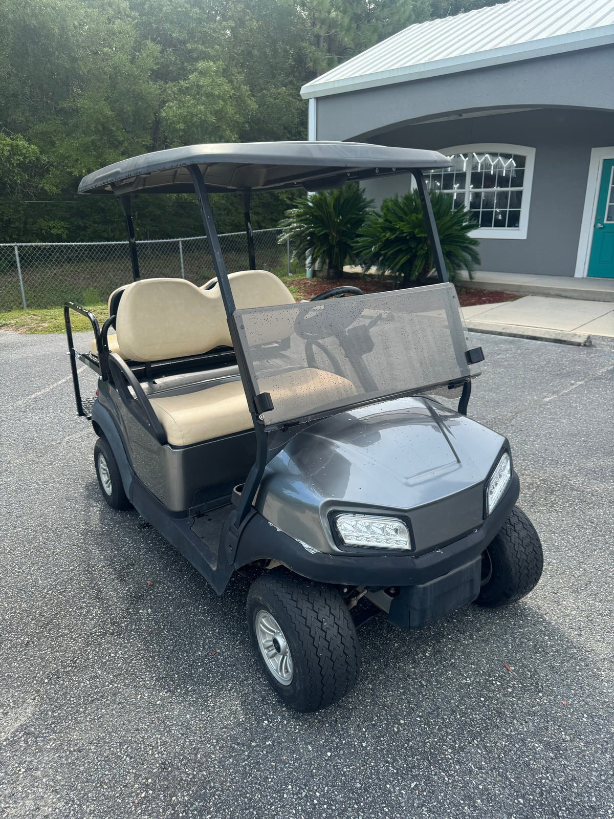 Used 2021 Club Car Tempo Golf Cart Grey - 48V Lithium