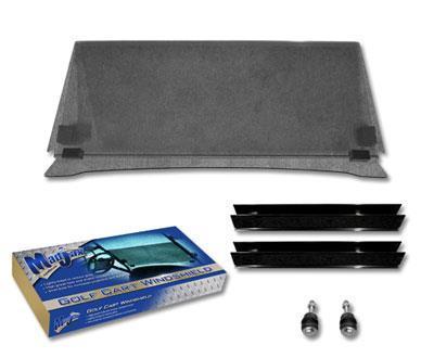 Yamaha G29 / Drive MadJax Tinted Folding Windshield | 3/16" Acrylic | 2007–2016