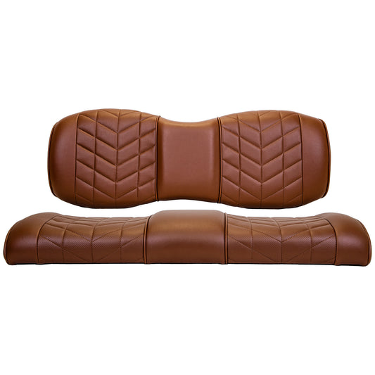 MadJax Aviator Rear Seat Cushions for ICON i40 – Coffee | Marine-Grade Vinyl, Hand-Stitched in USA