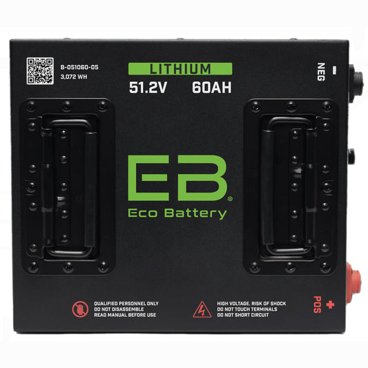 Eco Battery 51V 60 Ah Cube LifePo4 Lithium Battery Only