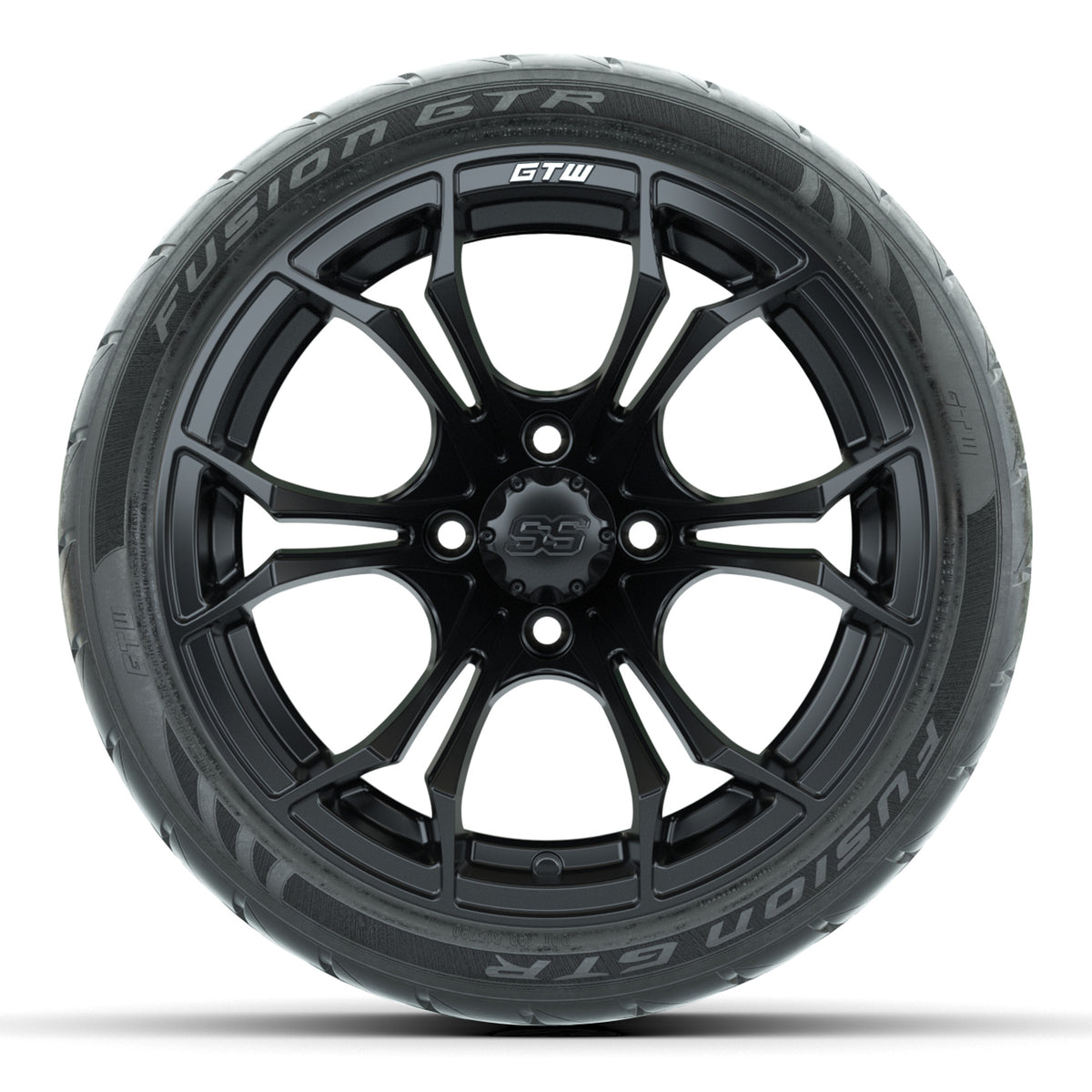 Set of (4) 14" GTW Spyder Wheels with 205/40-R14 Fusion GTR Street Tires