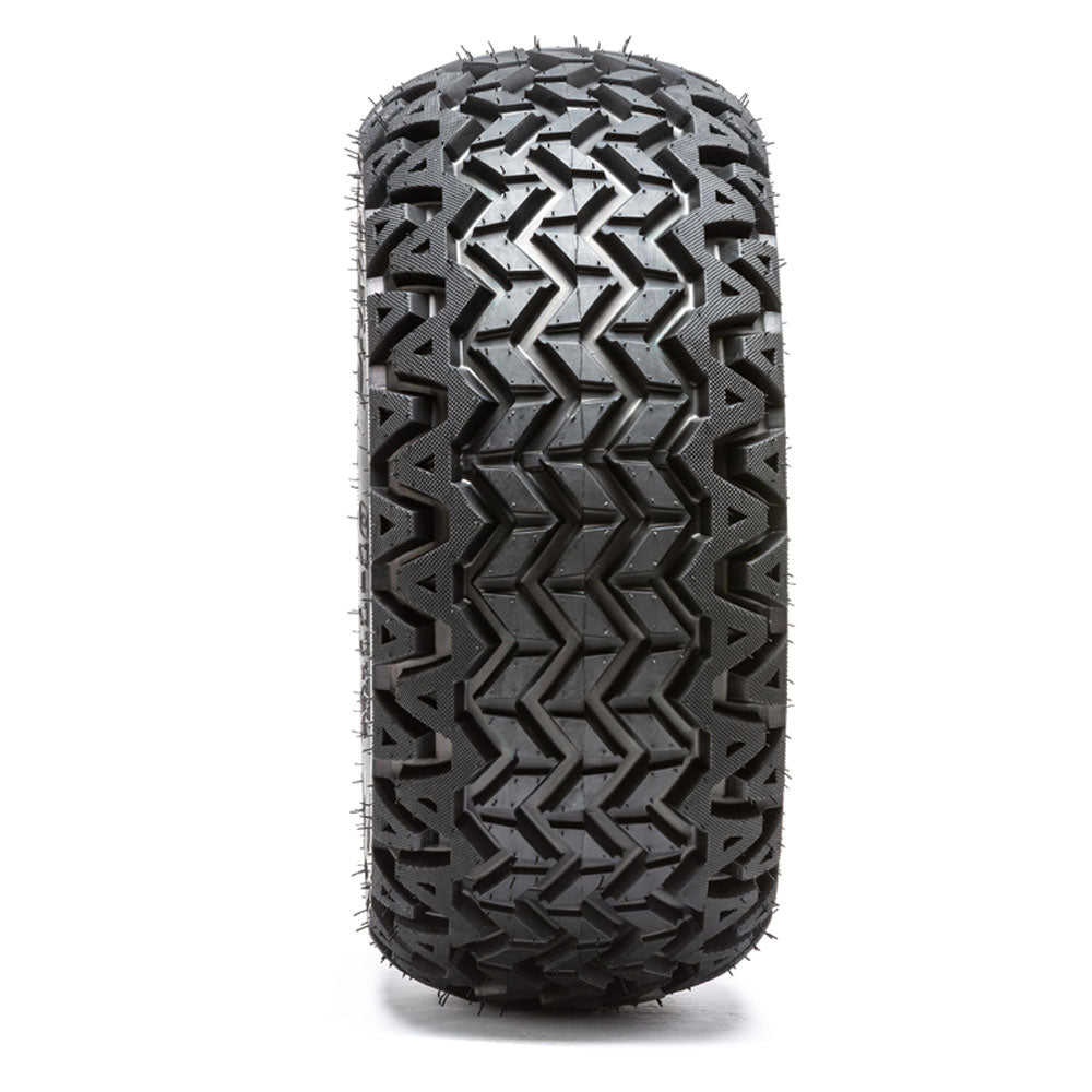 GTW Vampire 10" Black & Machined Wheels with 22" Predator A/T Tires — Set of 4