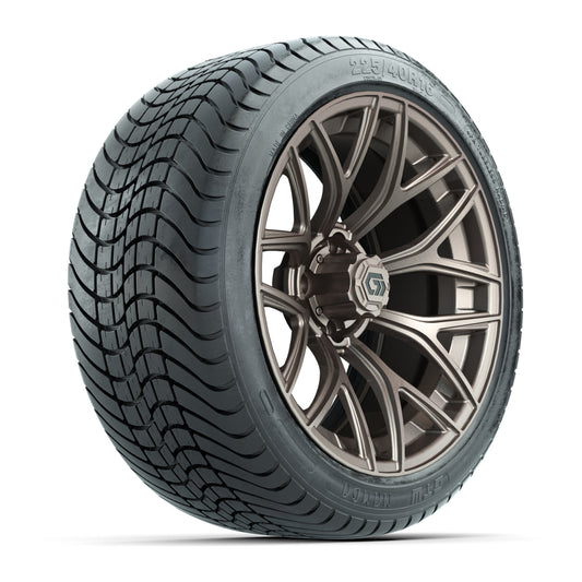GTW® Monaco Matte Bronze 16" Wheels with 225/40-R16 Mamba Street Tires - Full Set