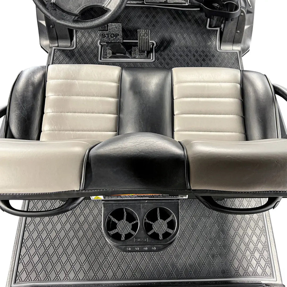 Xtreme Mats Club Car Onward Floor Mat | Full Coverage Black & Gray | 2004-Up