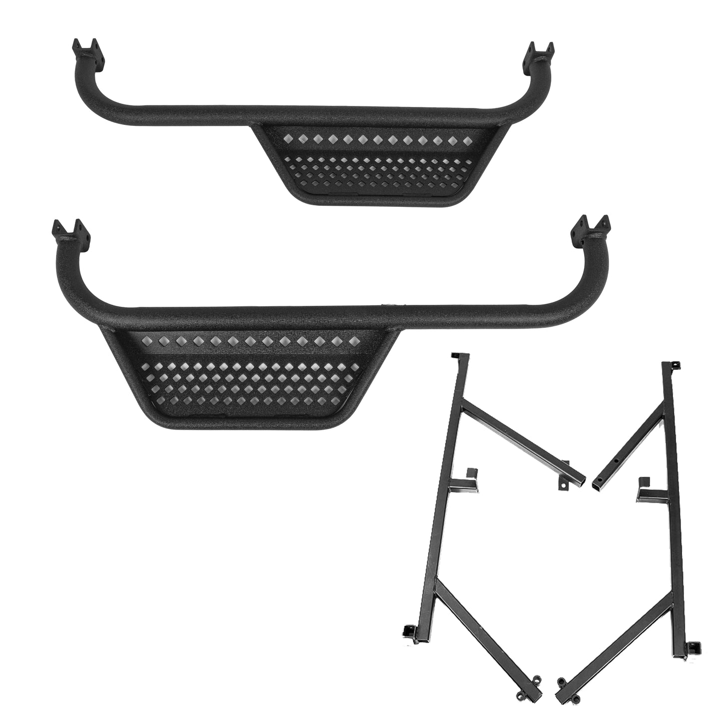 MadJax® Armor Nerf Bar with Drop-Down Side Step & Brackets – Yamaha Drive2
