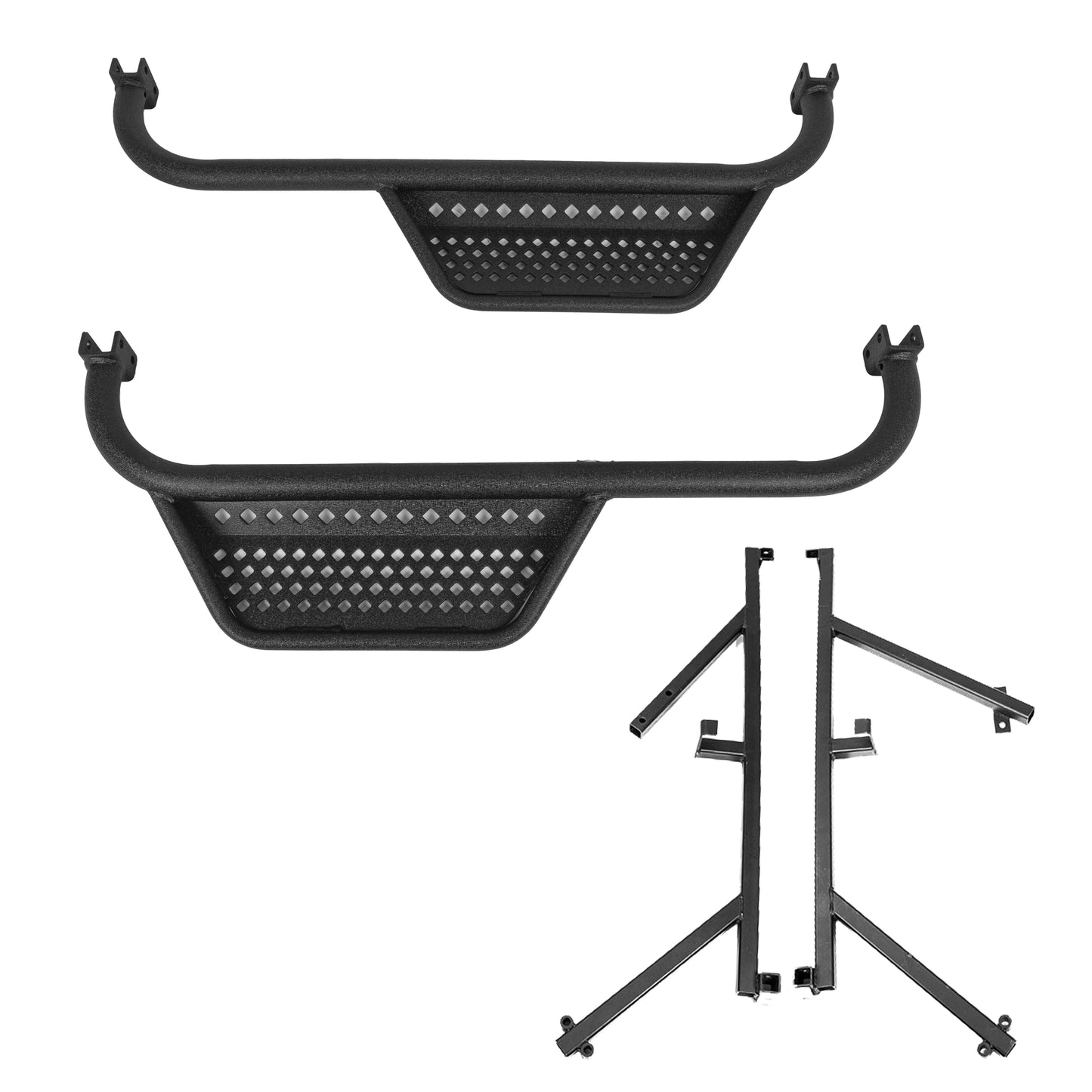 MadJax® Armor Nerf Bar with Drop-Down Side Step & Brackets – Yamaha G29/Drive