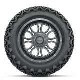 Set of (4) 14 in GTW® Volt Gunmetal Wheels with 23x10-14 Predator All-Terrain Tires