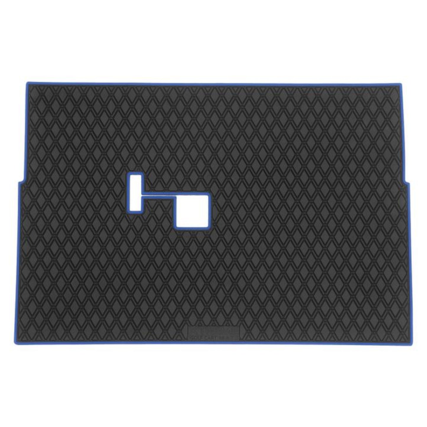 Club Car DS Floor Mat - Xtreme Full Coverage | Black/Blue 1982-2013 Villager