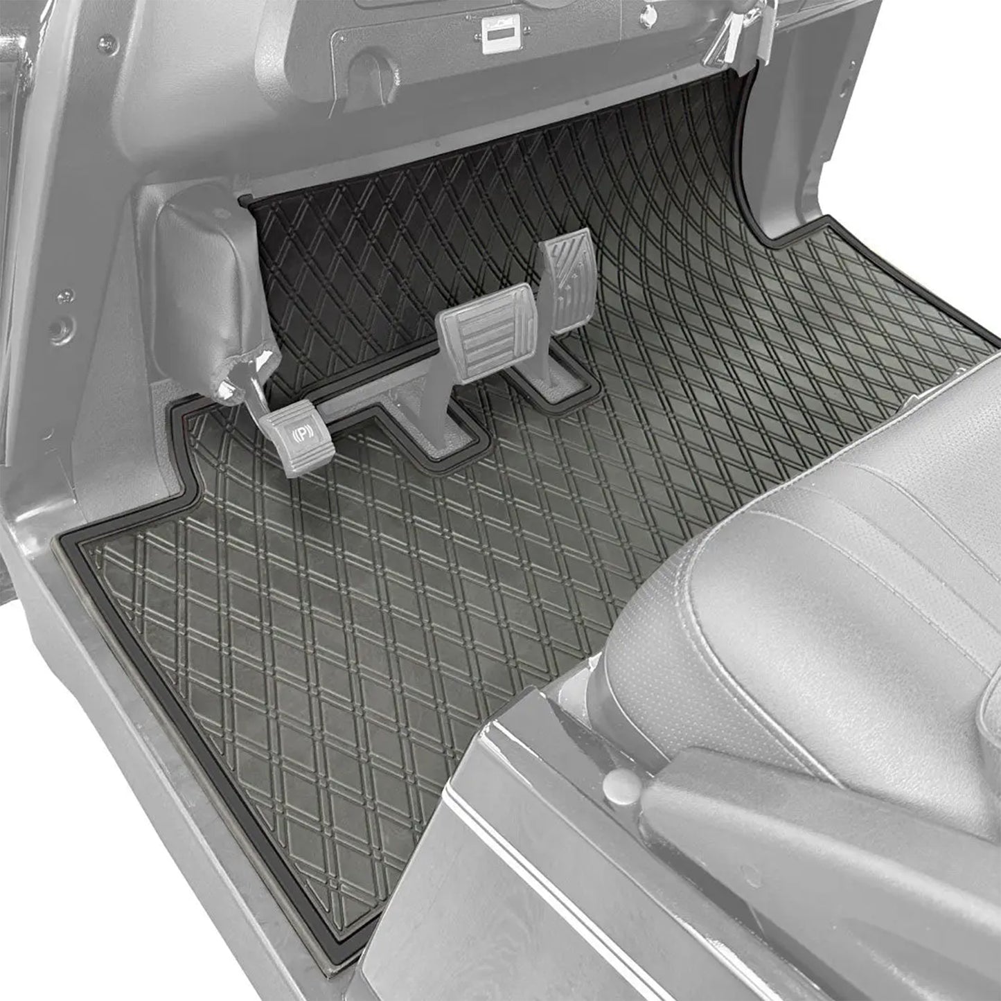 Xtreme Mats Full Coverage Golf Cart Floor Mat – Bintelli Beyond | All Black