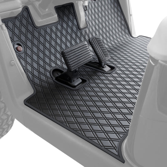 Xtreme Mats Full Coverage Golf Cart Floor Mat | EZGO RXV (2008-2022) / 2Five / Western – All Black