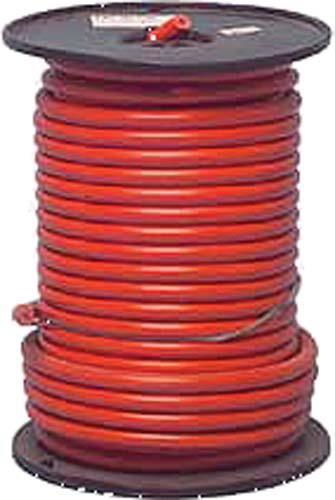 100' 6-Gauge Cable - Red for Golf Carts