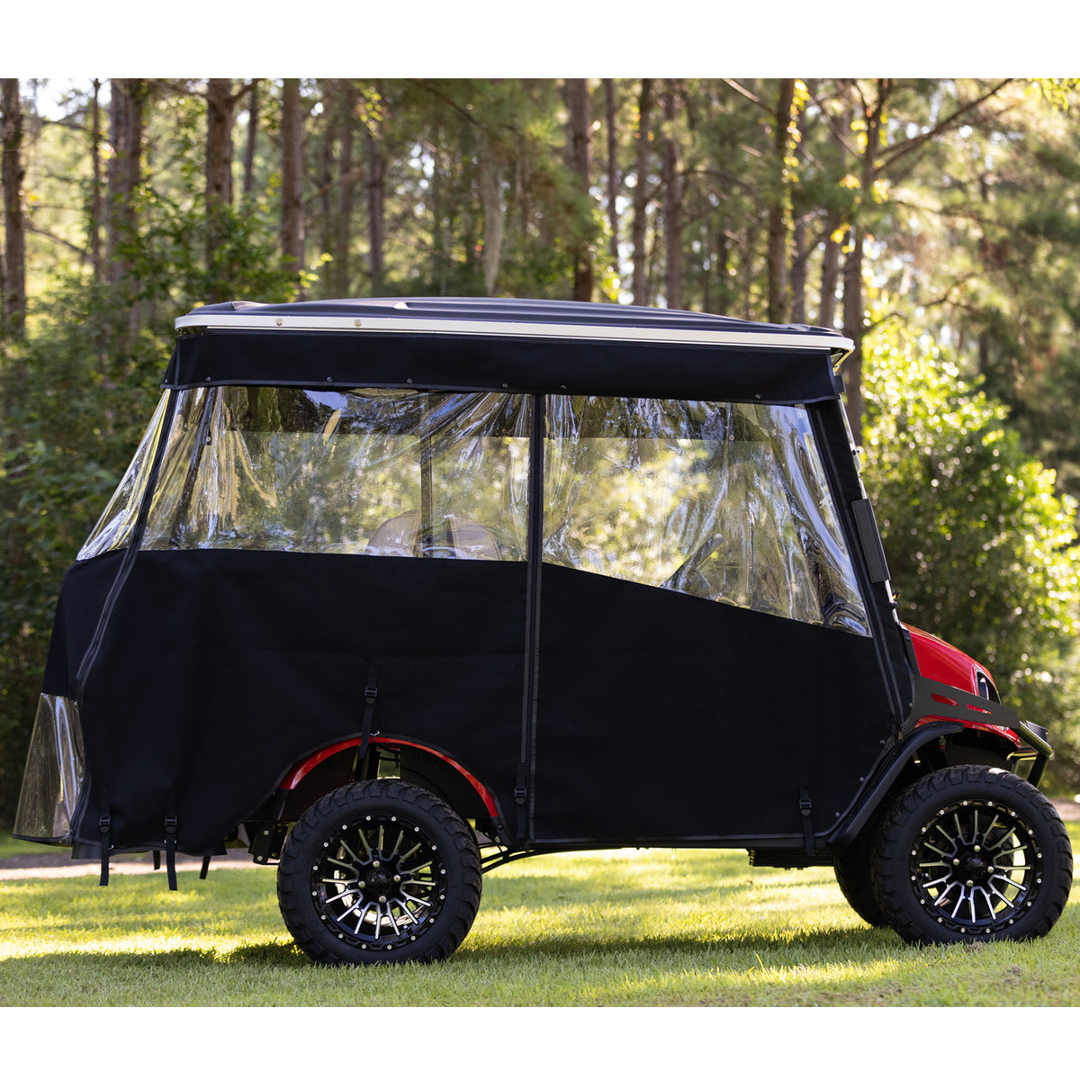 RedDot EZGO Express S4 Elite 3-Sided Track Enclosure - Black (2023-Up)