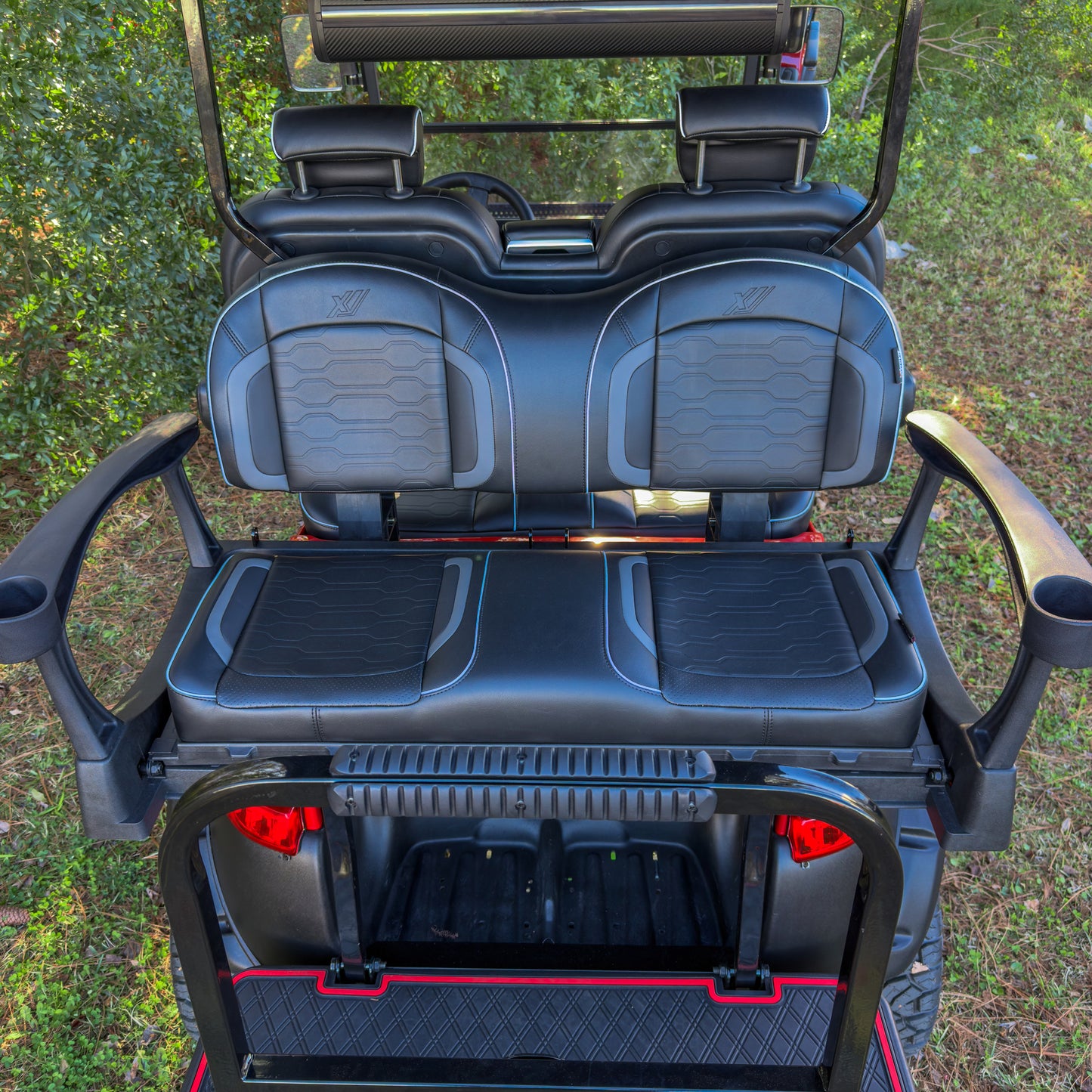 MadJax Caramel Commander Rear Seat Cushions | GTW Genesis 250/300
