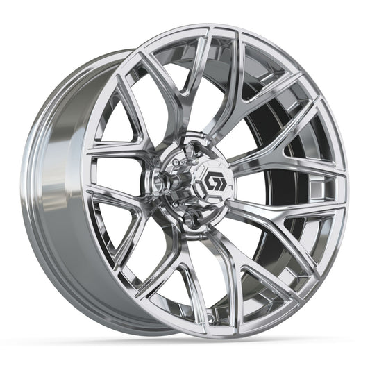 GTW Monaco Chrome 16" Golf Cart Wheel