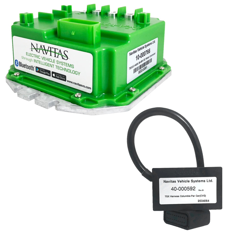 Columbia Par Car 36v - Navitas TSX 3.0 600 amp Controller with Adaptor Harness